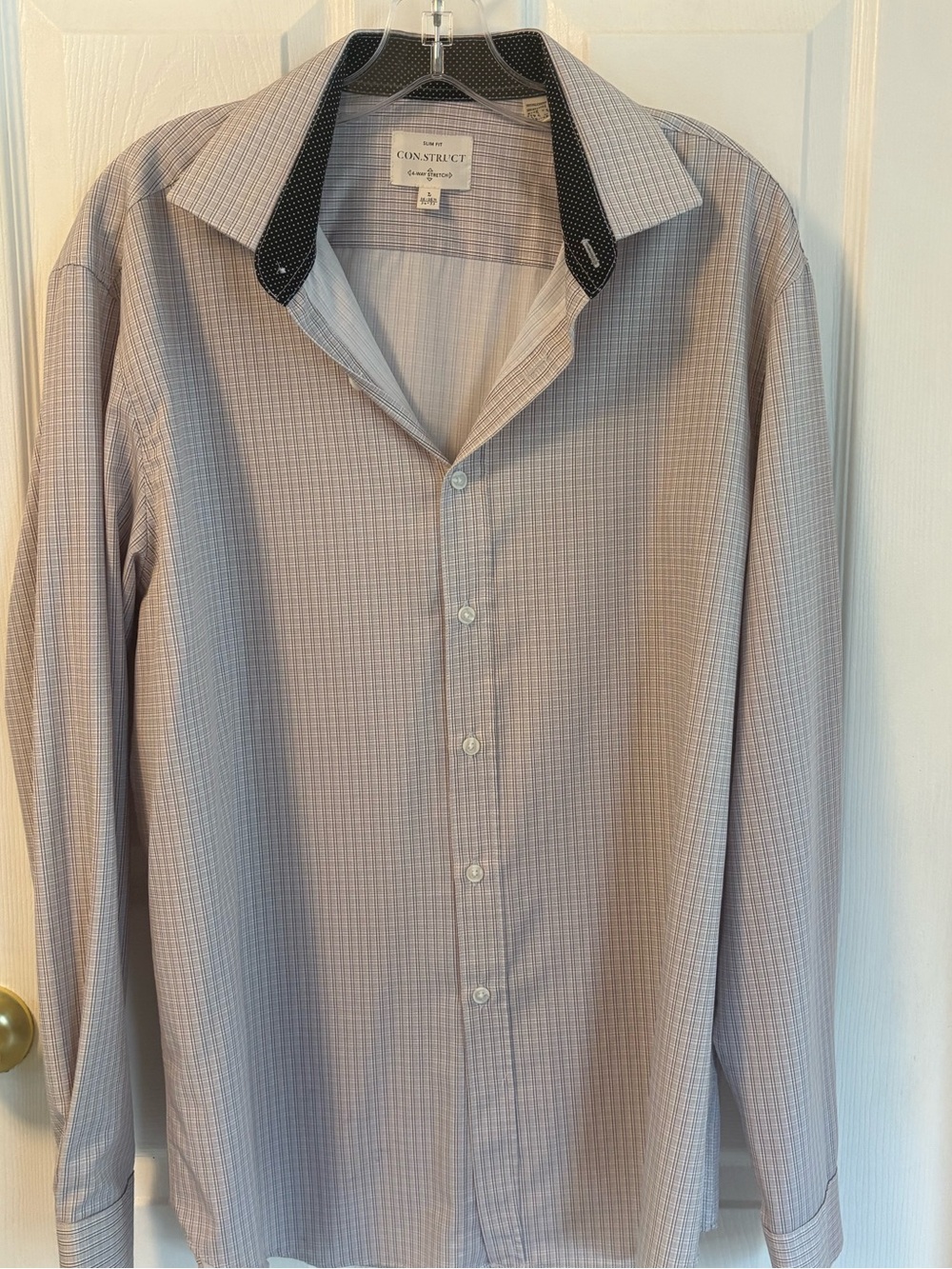 Construct men’s performance dress shirt